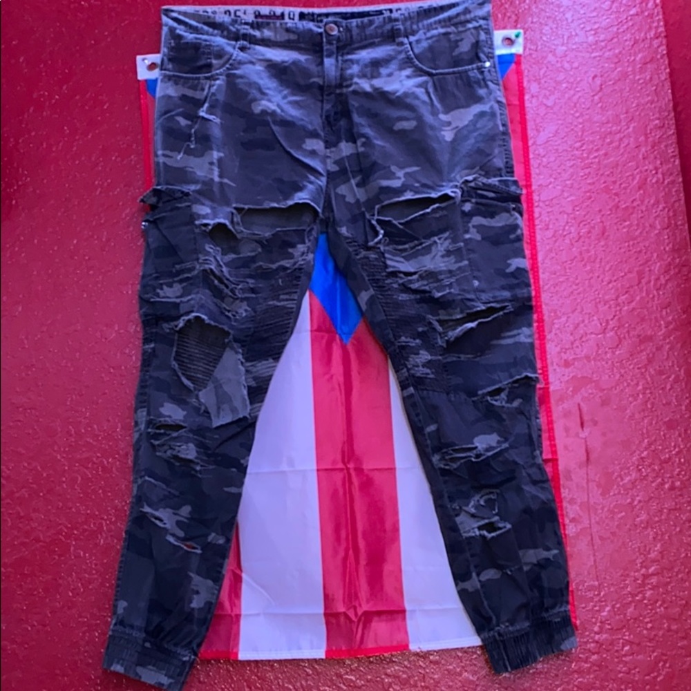 Camo joggers